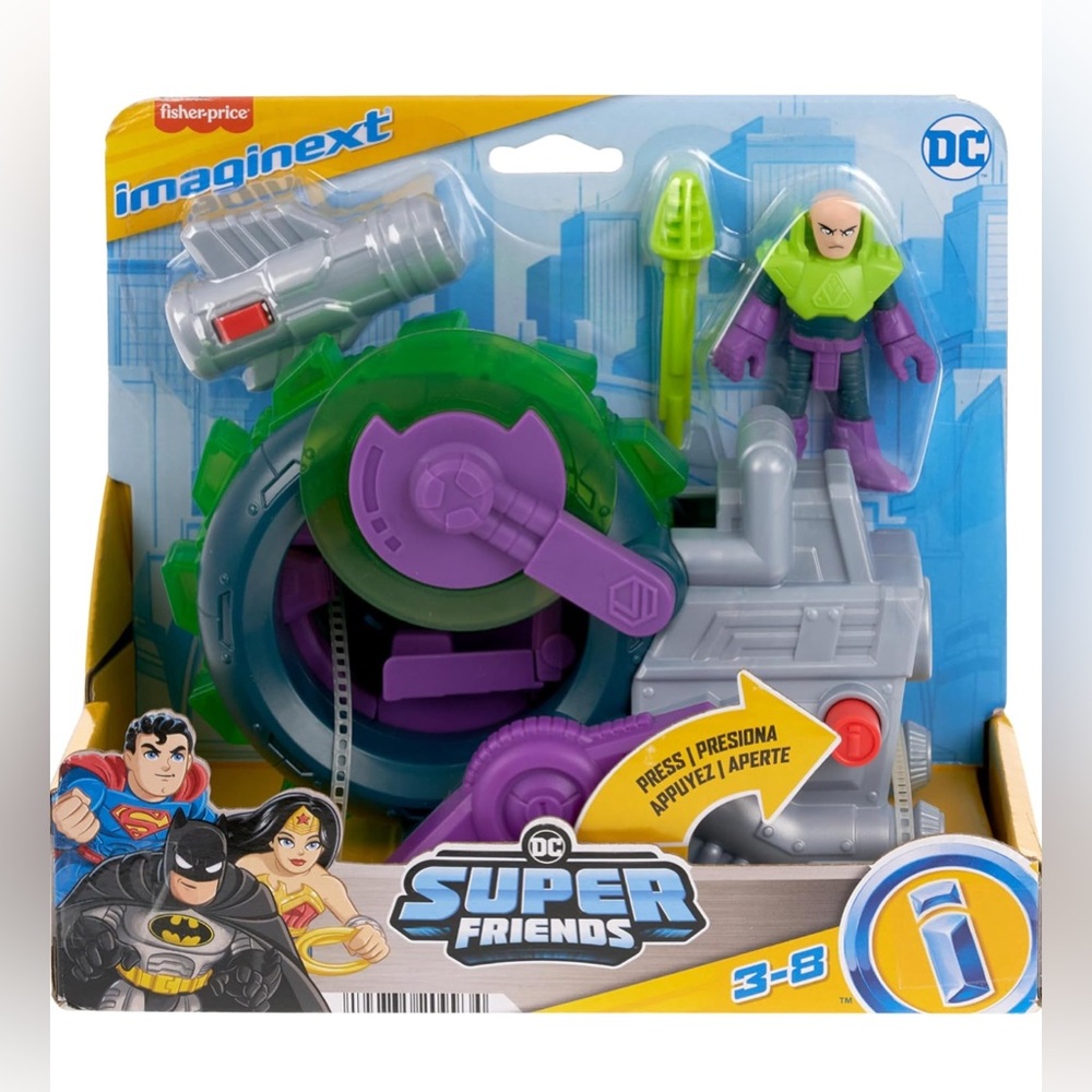 Fisher Price IMAGINEXT DC Super Friends Lex Luther Toy NIB